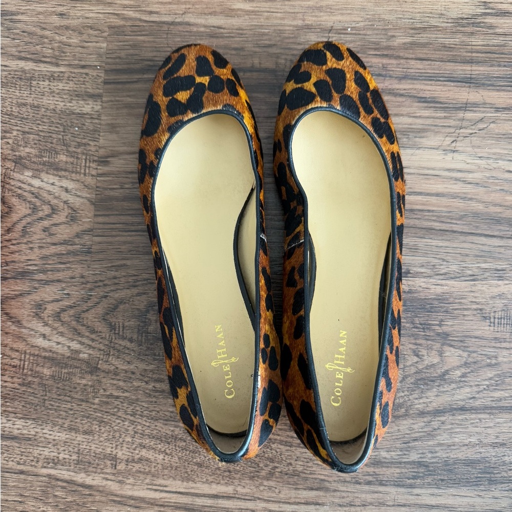 Cole Haan Leopard Print Flats